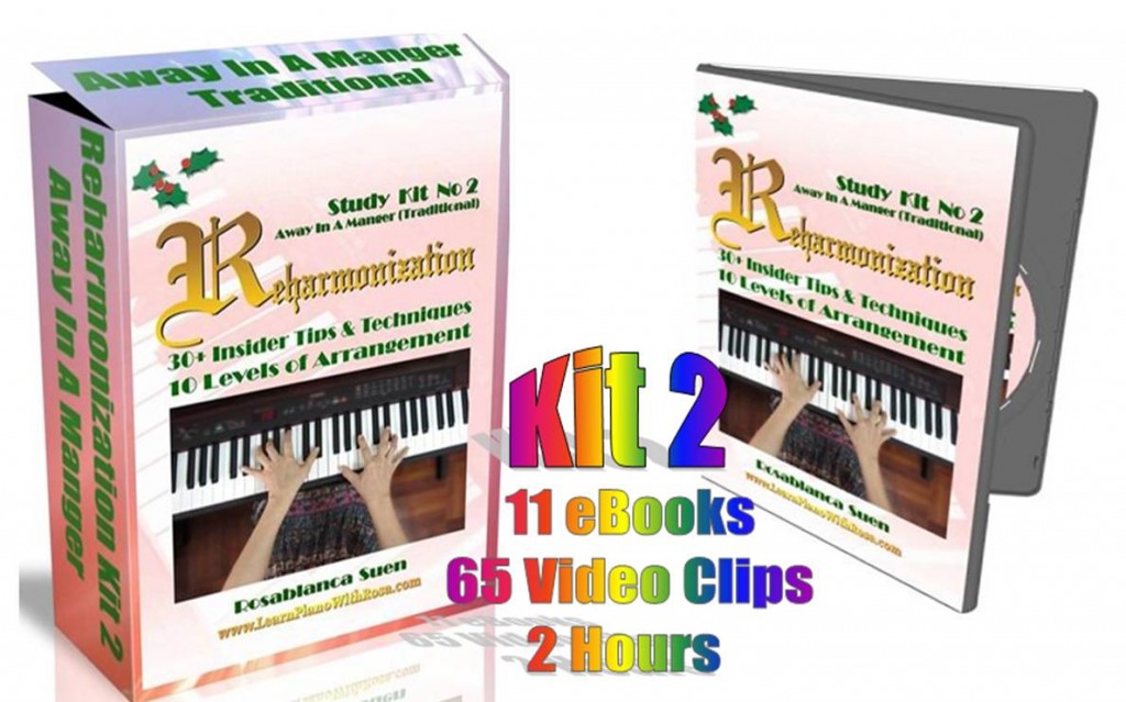 Reharmonization Study Kit No.2 Away In A Manger (Traditional Melody)