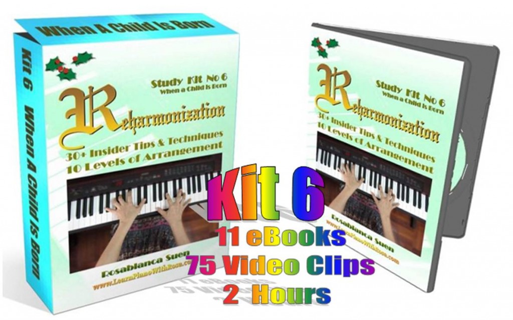 Piano Reharmonization Kit 6 When A Child Is Born