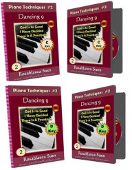 16th Note Playing – Piano Technique #2:  Ostinato Dancing 9 in C Key and D Key